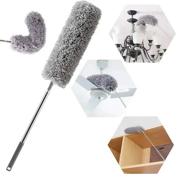 Microfiber Duster For Cleaning With Telescoping Extension Pole - Trendy Buzz