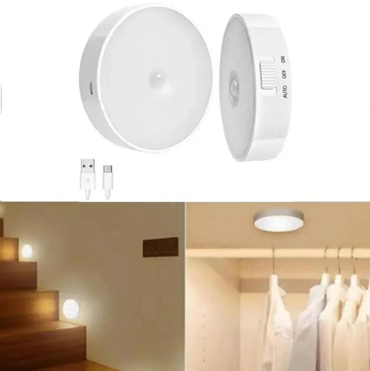 (1 Pcs )intelligent Night Light Home Wardrobe Storage Usb Light Charging Function - Trendy Buzz